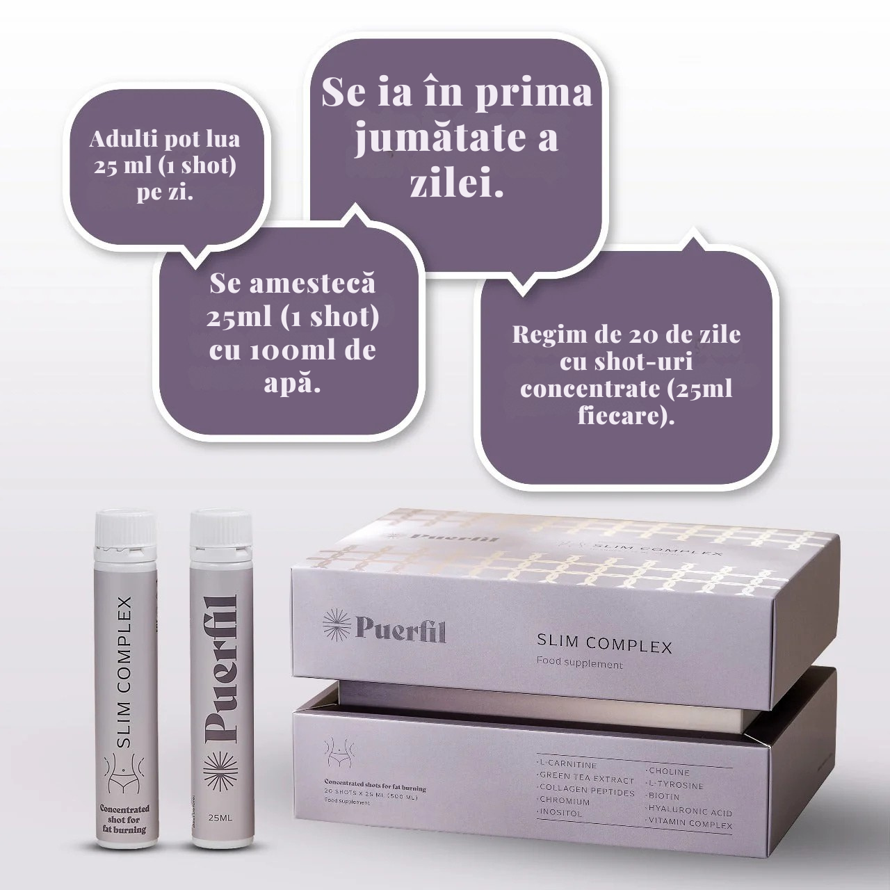 Cumperi 2 Puerfil Slim Complex și primești 1 GRATUIT